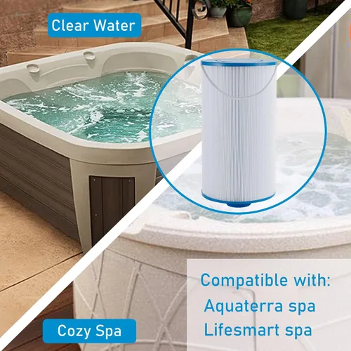 Miniatura 6 de FC-2402 Filtro de bañera de hidromasaje reemplaza a Watkins 303279, 5CH-37, PFF42TC-P4, 78460 y Lifesmart, AquaTerra, Fantasy, Freeflow, Simplicity
