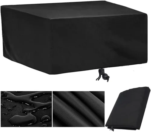 Miniatura 13 de Cubiertas para muebles de patio, cubierta impermeable para muebles de exterior 102 x 48 x 30 Pulgadas para mesa, silla y sofá al aire libre
