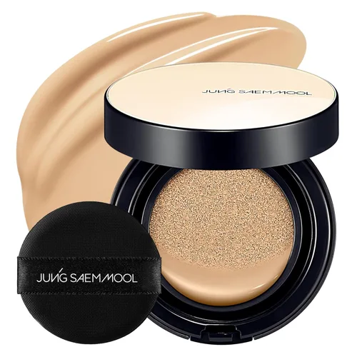 Miniatura 25 de JUNG SAEM MOOL [SPF] Cojín Esencial Skin Nuder (19 Pink Light) Recambio Incluido (0.98 Fl Oz) SPF50 Espectro Amplio Acabado Natural