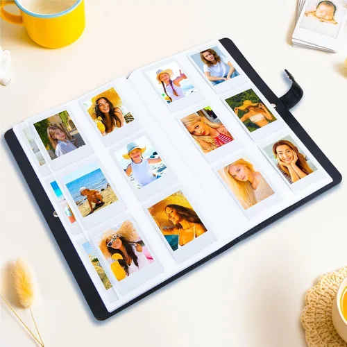 Miniatura 2 de Ruibytree Álbum de fotos para libro de fotos Polaroid de 2 x 3 pulgadas, capacidad de forma segura 432 imágenes de recuerdos únicos, compatible