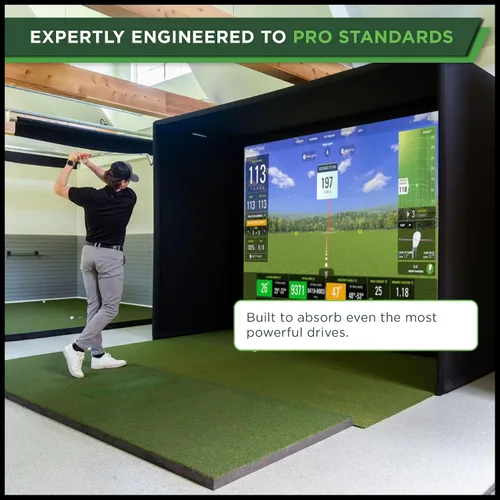Miniatura 6 de The Indoor Golf Shop DIY Golf Simulator Enclosure - Easy-Setup Golf Simulators for Home - Includes SIGPRO Premium Impact Golf Screen, Enclosure