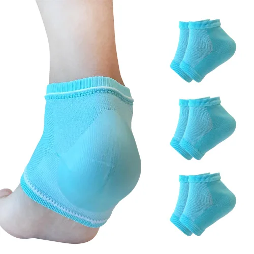 Miniatura 9 de Calcetines hidratantes de talón de gel para reparar el talón seco y agrietado, suaviza, calma y revitaliza tus pies, para hombres y mujeres
