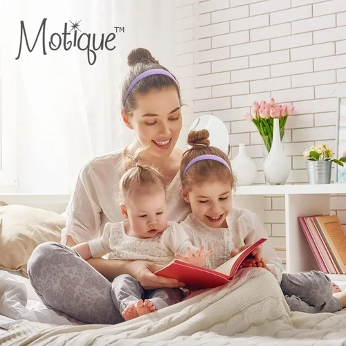 Miniatura 2 de Motique Accessories Vincha sólida de 1 pulgada de ancho tipo ante para mujeres y niñas - Negro