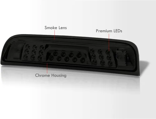 Miniatura 5 de AJP Distributors Trasero LED 3RD tercera luz de freno de montaje alto centro de techo trasero de carga lámpara de carga barra de montaje Lente