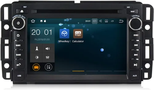 Miniatura 2 de Android 10.0 Radio de coche 7 pulgadas doble DIN pantalla táctil reproductor de DVD para GMC Chevy Silverado 1500 2012 en Dash Navigation Quad Core