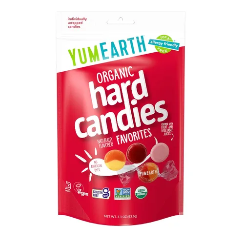 Miniatura 8 de YumEarth Gotas de frutas orgánicas, caramelos duros naturales con sabor variado, dulces de frutas para niños, aptos para alérgicos, sin OMG, sin