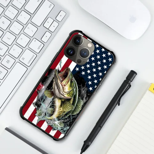 Miniatura 61 de DAIZAG Compatible con iPhone 13 Pro Max, Funda de TPU Protectora Anti-Arañazos Todo En Uno, Fundas para Hombre Mujer - Motivo de Madera Americana