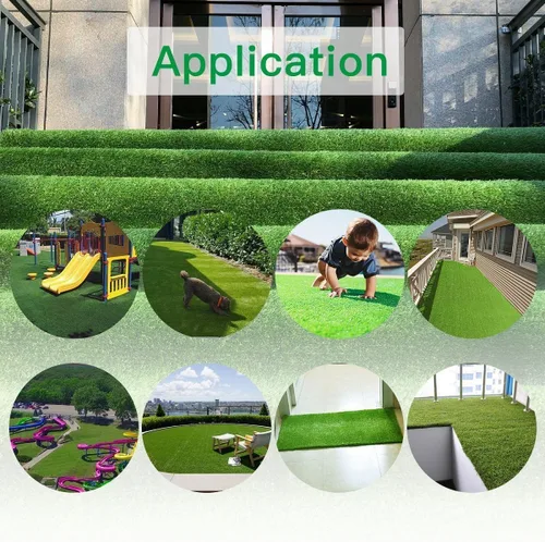 Miniatura 2 de Petgrow Césped Artificial de 8 pies x 10 pies (80 pies cuadrados), Realista para Interiores y Exteriores, Jardín, Césped, Paisaje, Patio, Alfombra