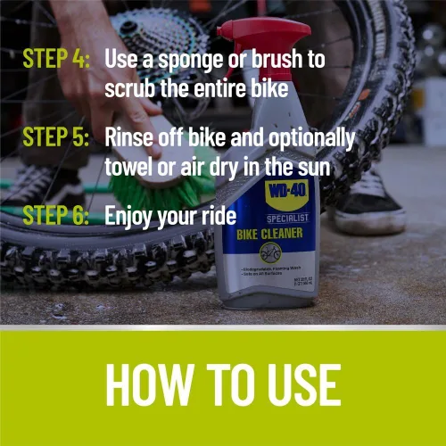 Miniatura 4 de WD-40 Specialist Bike Cleaner, 32oz, gatillo espumoso