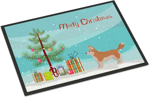 Miniatura 89 de Caroline's Treasures CK3799MAT Akita Shepherd - Tapete de árbol de Navidad de 18 x 27 pulgadas, tapete para puerta delantera, interior y exterior