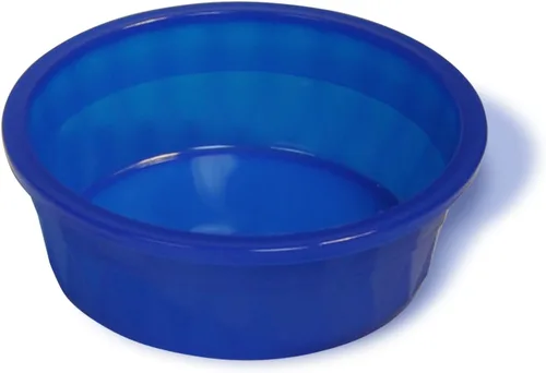 Miniatura 3 de Taza para mascotas de estilo barro Van Ness, pesada y translúcida de tamaño mediano, 20 onzas de capacidad para comida/agua