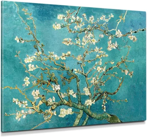 Miniatura 33 de Serie de pinturas de Vincent Van Gogh (favoritos). Reproducción de arte clásico de Van Gogh, impreso en lienzo Noche estrellada