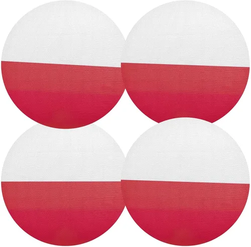 Miniatura 26 de Aruba Flag Round Table Placemats 15 Inch, Seasonal Table Mats Modern Place Mats for Dining, Kitchen, Parties, Camping