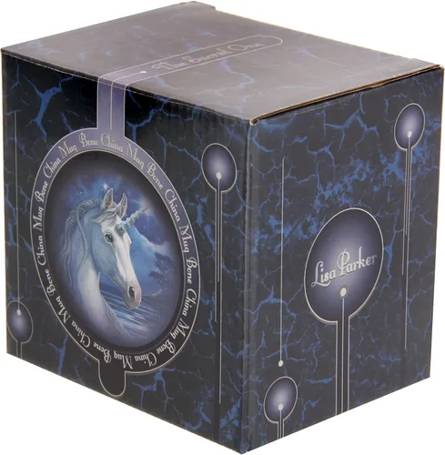 Miniatura 5 de Puckator Modelo de producto de taza de porcelana de hueso de unicornio con licencia Lisa Parker - MULP20 Azul