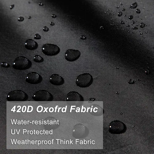 Miniatura 3 de WOMACO - Cubierta cuadrada impermeable para hoguera de patio, cubiertas de mesa al aire libre, protector de mesa para hoguera de 31 x 31 pulgadas