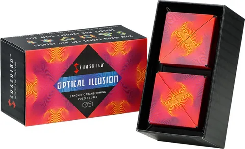 Miniatura 35 de SHASHIBO Anti Stress Cube - Award-Winning and Patented Infinity Cube with 36 Rare Earth Magnets - Extraordinary 3D Infinity Cube - Transforms into