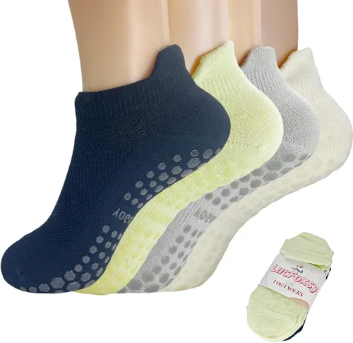 Pilates Socks for Women Non Slip Hospital Socks Yoga Socks for Women Barre Sticky Socks