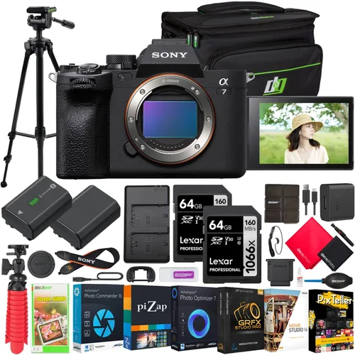 Miniatura 11 de Sony a7 IV - Cuerpo de cámara sin espejo de fotograma completo ILCE-7M4/B Paquete del cineasta que incluye DJI RS 3 Mini kit estabilizador de cardán