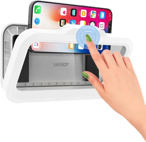 Miniatura 8 de URROY Soporte para Teléfono de Ducha Impermeable Funda para Teléfono de Ducha de Apertura con Un Toque Antivaho y Pantalla Táctil Sensible Soporte