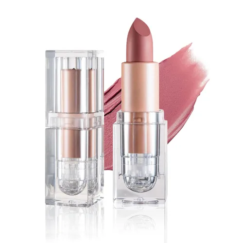 Miniatura 13 de IONSGAKO Lápiz labial mate nude aterciopelado, brillo de labios, no se decolora, no se pega a la copa, lápiz labial color nude, tinte de labios