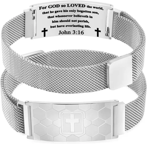 Miniatura 56 de Regalos de graduación, pulsera de fútbol, fútbol, baloncesto, béisbol, regalos de pulsera, pulseras de cruz de fe para hombres, bautismo, primera