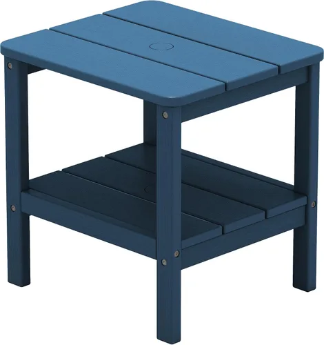 Miniatura 22 de SERWALL Mesa Adirondack de exterior - Mesa auxiliar gris
