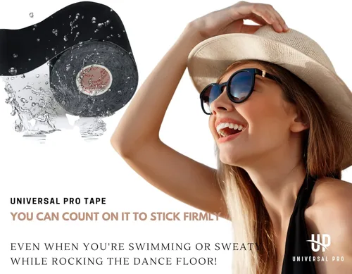 Miniatura 6 de Boob Tape BoobyTape for Breast Lift Tape A-E Cup Push Up in All Dress Tape with Reusable Nipplecover AdhesiveBob Tape