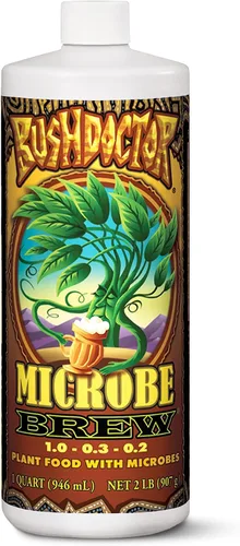 Miniatura 7 de FoxFarm Bushdoctor Microbe Brew - Nutrientes Macro y Micro Líquidos, Mejora la Eficiencia Radicular, el Crecimiento y la Absorción de Nutrientes