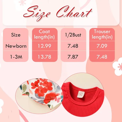 Miniatura 5 de ZOELNIC Ropa de bebé niña, mameluco de encaje con volantes de verano para recién nacido + pantalones cortos florales, 3 piezas, sesión de fotos