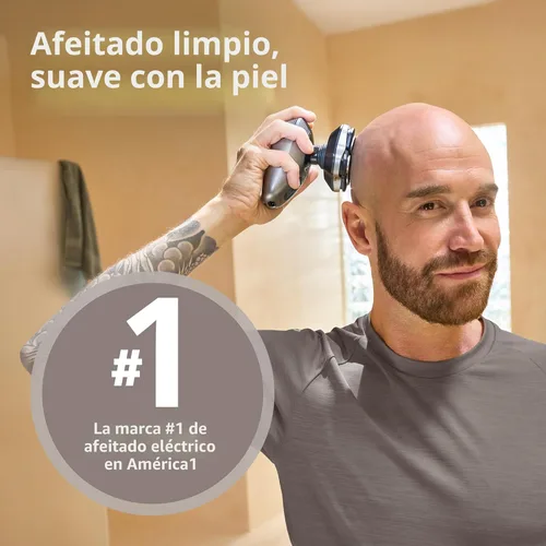 Miniatura 2 de Philips Norelco Head Shaver Pro 9000 Series - Afeitadora de calavera para hombres y mujeres, cabezal flexible de 360° y cuchillas ComfortCut para un
