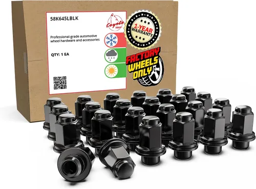 Miniatura 15 de Wheel Accessories Parts 20 tuercas de llanta M14x1.5 14x1.5 rosca OEM estilo fábrica 1.8 pulgadas de largo cromadas 7/8 pulgadas 0.866 in Cromado