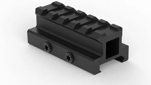 Monstrum Lockdown V3 Picatinny - Soporte elevador con base de tope de retroceso | 2.5 pulgadas de longitud