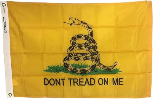 Miniatura 7 de Bandera Gadsden de 3 x 5 pies, nailon para todo tipo de clima, para exteriores, fabricada en Estados Unidos