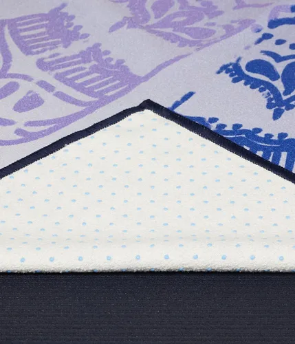 Miniatura 2 de Manduka Yogitoes Toalla para Esterilla de Yoga Caliente - 71" Agarre Activado por Humedad Protuberancias de Silicona Patentadas Altamente