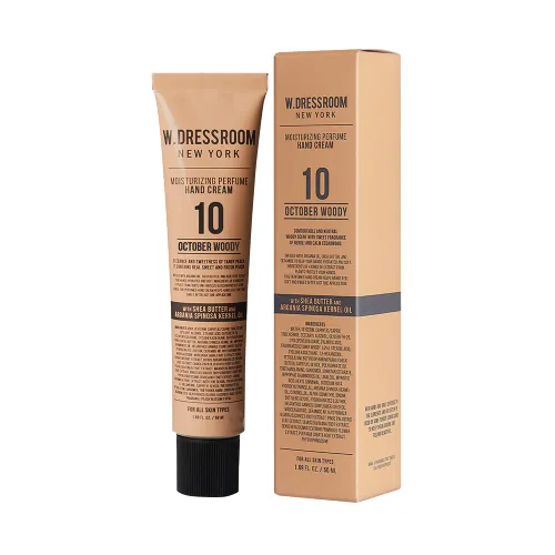 W.Dressroom Crema de manos hidratante para manos secas, loción coreana de absorción rápida, no grasa, tamaño de viaje 1.69 fl oz (1.7 fl oz), aroma