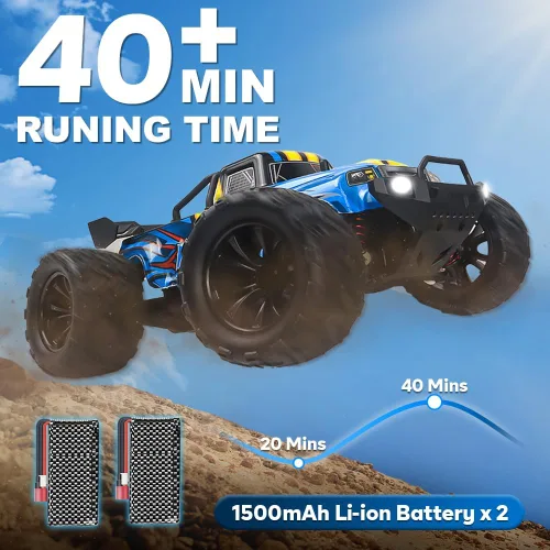 Miniatura 5 de Autos RC a escala 1:16 para adultos, auto de control remoto rápido de 40 KPH, autos RC de hobby para niños a partir de 8 años, camioneta RC 4x4