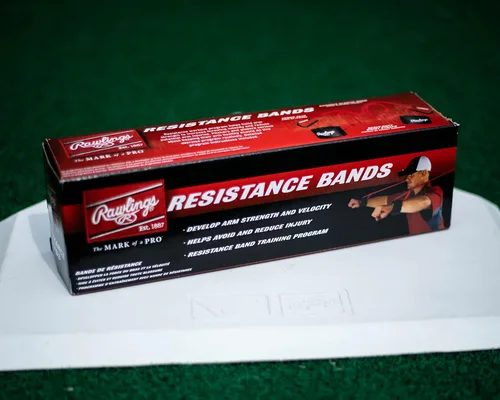 Miniatura 4 de Rawlings Bandas de resistencia Bandas de entrenamiento de béisbol/softbol de lanzamiento rápido