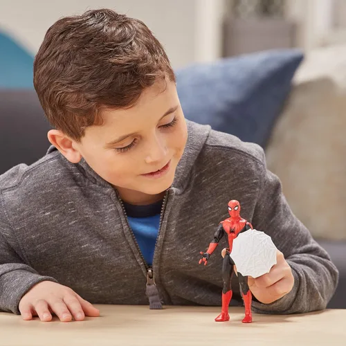 Miniatura 6 de Spider-Man: Far from Home Web Shield - Figura de acción de héroe a escala de 6 pulgadas, a partir de 4 años