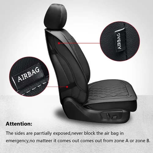 Miniatura 2 de MIROZO - Juego completo de fundas para asientos de Dodge Ram, 5 piezas, fundas para asientos de auto impermeables, compatibles con Ram 2009-2025