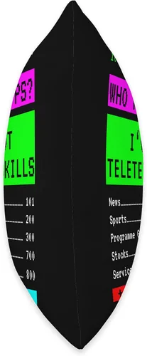 Miniatura 2 de 90s retro TV sayings for 90s nostalgia Retro TV Saying Who Needs Apps Teletext Throw Pillow, 16x16, Multicolor