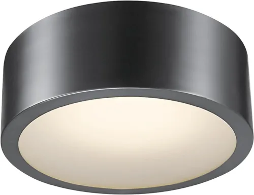 Miniatura 12 de GLOBE Electric 60309 Lámpara de techo de montaje empotrado de 2 luces, negro mate, acentos de latón antiguo, pantalla de vidrio esmerilado