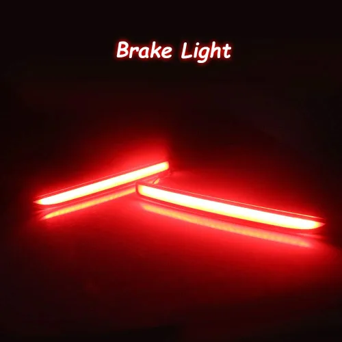 Miniatura 6 de Lente roja completa LED parachoques reflector trasera niebla luces para 2016 2017 2018 2019 Ford Explorer