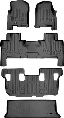 Miniatura 12 de SMARTLINER Juego de alfombrillas de primera fila compatibles con Ford Expedition 2018-2025 Ford Expedition 2018 - 2024