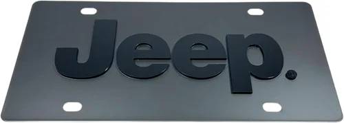 Miniatura 2 de Placas de vehículo para Jeep en acero al carbono negro
