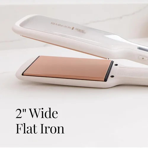 Miniatura 8 de Remington Shine Therapy - Alisadora de cabello de 2 pulgadas, plancha alisadora infundida con aceite de argán y queratina, plancha alisadora