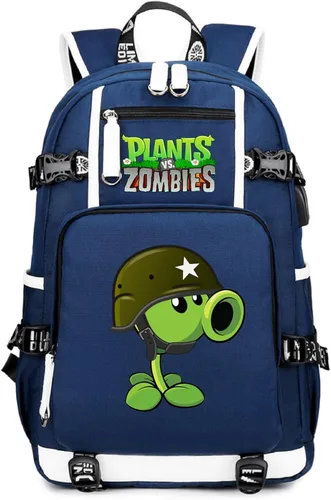 Miniatura 16 de ISaikoy Game Plants vs. Zombies - Mochila de hombro para libros, mochila escolar, color 12