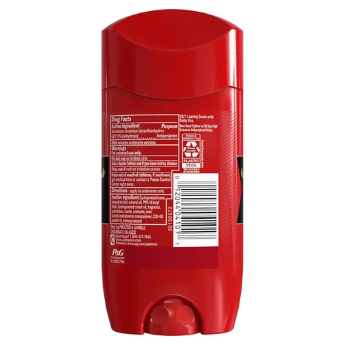 Miniatura 8 de Old Spice Desodorante antitranspirante para hombres, protección 24/7 sudor y olor, frescura duradera 24/7, sólido invisible, Swagger con aroma a