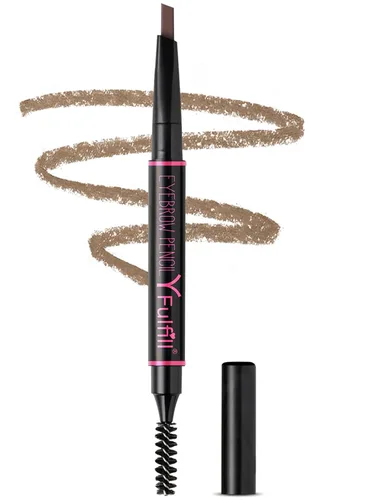 Miniatura 10 de Yfulfill Lápiz de Cejas Negro - Lápices de Cejas Impermeables para Mujeres Waterproof Eye Brow Pencil Black Color for Naturally Black Hair.
