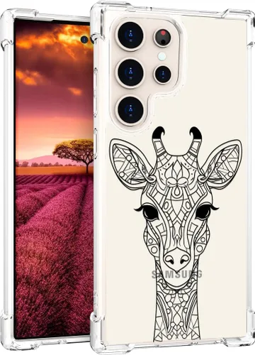 Miniatura 42 de Compatible con Samsung Galaxy S23 - Funda transparente para mujeres y niñas, diseño transparente (formas geométricas de arte abstracto)