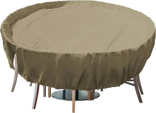 Miniatura 20 de Fundas para muebles de patio, impermeables, resistentes a los rayos UV, resistentes a los rayos UV, para exteriores, mesa redonda y rectangular